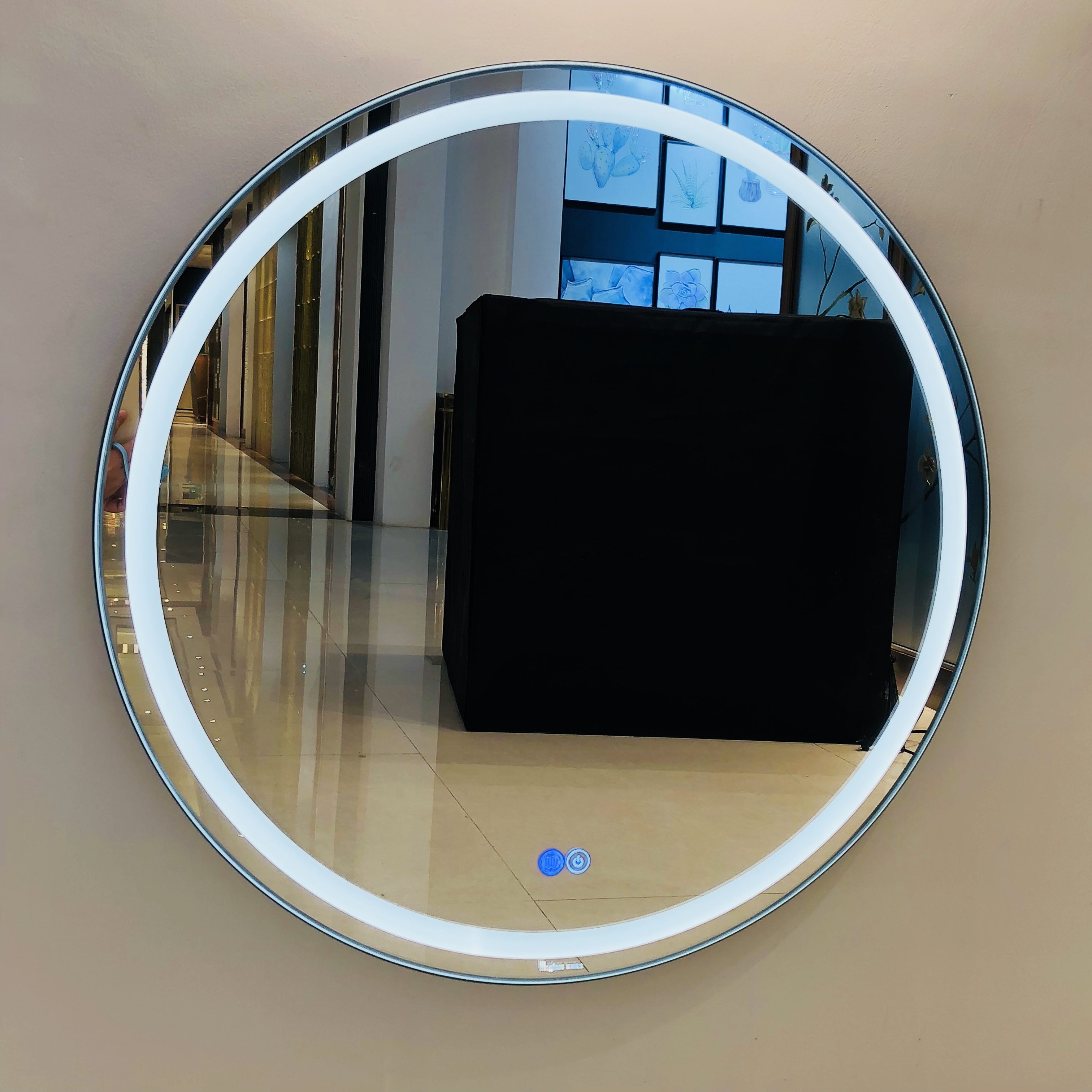 3 mm, 4 mm, 5 mm de baño decorativo espejo iluminado