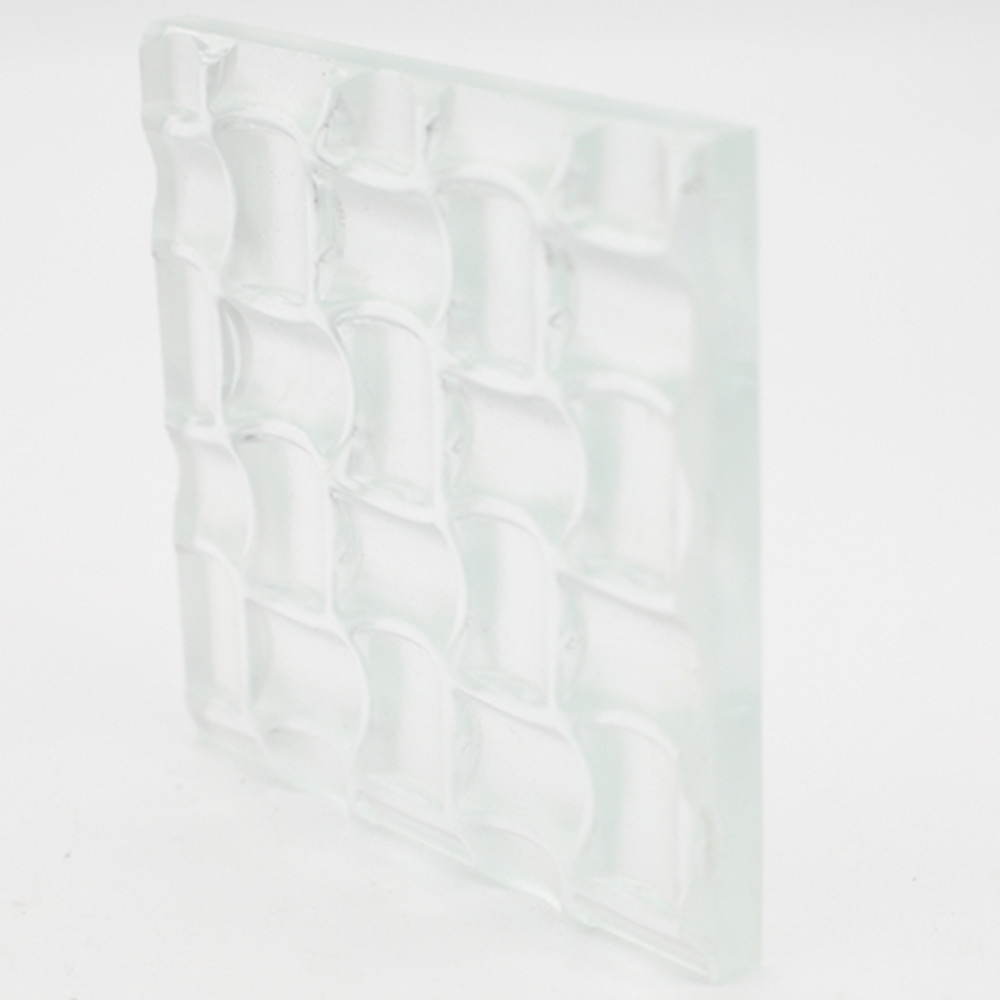 Vidrio de fusión en caliente de 4 mm a 19 mm transparente / ultra claro para la decoración de paredes