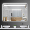 Espejo colgante de pared plateado claro HD de baño de 5 mm